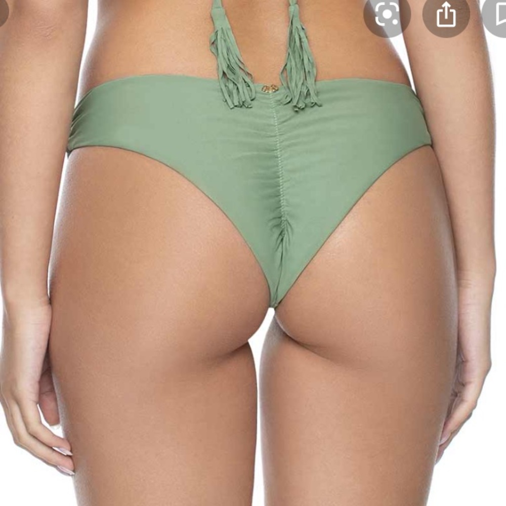 PILYQ Ruched Bikini Bottoms